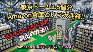 Amazon倉庫は巨大迷路!?新人バイトが迷子にならずに生還する3つの秘策 