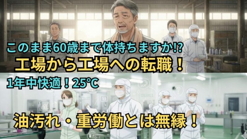 「夏はサウナ、冬は極寒…」今の工場で、60歳まで体が持ちますか？ 